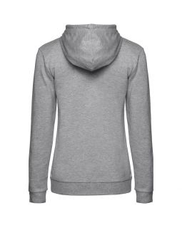 Толстовка с капюшоном женская Hoodie, серый меланж-foto5