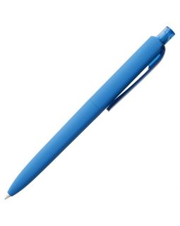 Ручка шариковая Prodir DS8 PRR-T Soft Touch, голубая-foto4