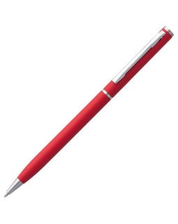 Ручка шариковая Hotel Chrome, ver.2, матовая красная