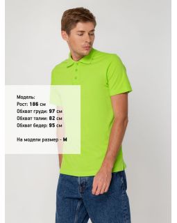 Рубашка поло мужская Virma Light, зеленое яблоко-foto13