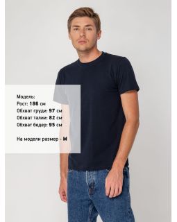 Футболка мужская T-bolka Stretch, темно-синяя-foto10