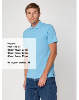Рубашка поло мужская Virma Light, голубая-foto12