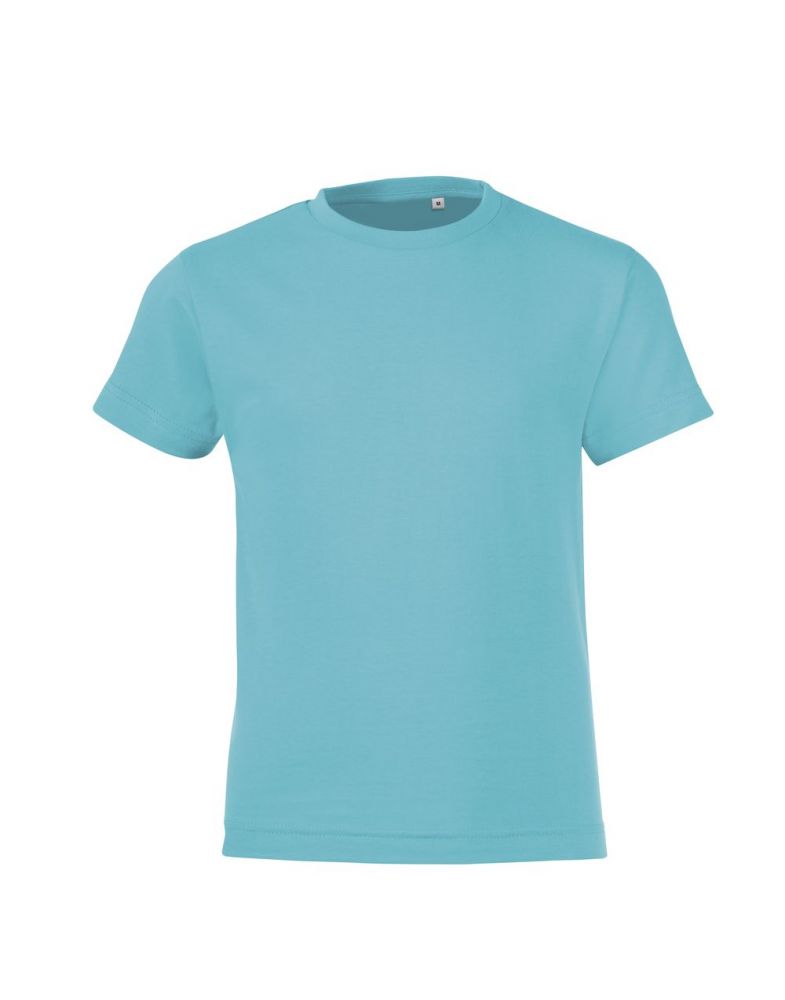 Футболка детская Regent Fit Kids, бирюзовая