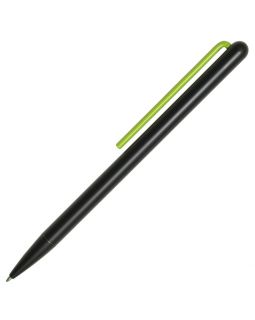 Шариковая ручка GrafeeX в чехле, черная с зеленым