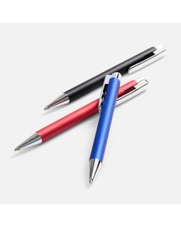 Ручка шариковая Stork, красная-foto8