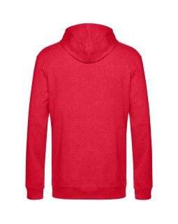 Толстовка с капюшоном унисекс Hoodie, красный меланж-foto22