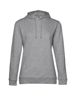 Толстовка с капюшоном женская Hoodie, серый меланж