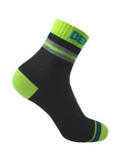 Водонепроницаемые носки Pro Visibility Cycling, черные с зеленым