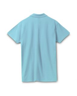Рубашка поло мужская Spring 210, бирюзовая-foto9