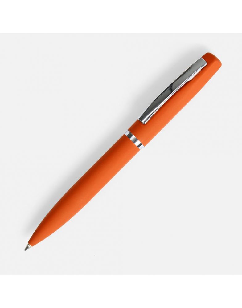 Ручка шариковая Bolt Soft Touch, оранжевая