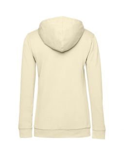 Толстовка с капюшоном женская Hoodie, светло-желтая-foto3