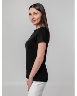 Футболка женская T-bolka Stretch Lady, черная-foto8