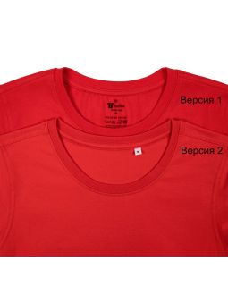 Футболка женская T-bolka Stretch Lady, красная-foto10