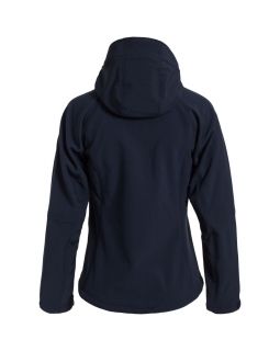 Куртка женская Hooded Softshell темно-синяя-foto3