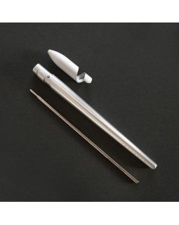 Шариковая ручка Sostanza, серебристая-foto5