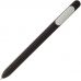 Ручка шариковая Swiper Soft Touch, черная с белым