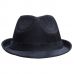 Шляпа Gentleman, черная с черной лентой