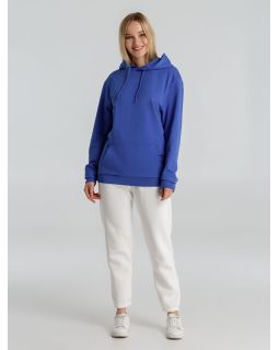 Толстовка с капюшоном унисекс Hoodie, ярко-синий меланж-foto10