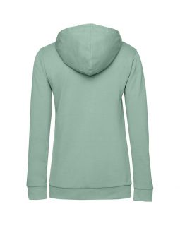 Толстовка с капюшоном женская Hoodie, серо-зеленая-foto5