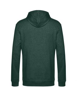 Толстовка с капюшоном унисекс Hoodie, темно-зеленый меланж-foto19