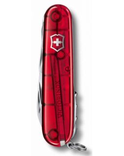 Офицерский нож Huntsman 91, прозрачный красный-foto3