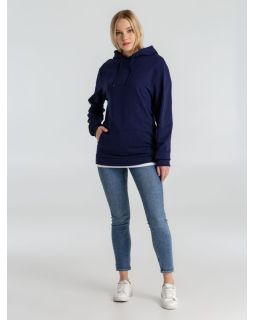 Толстовка с капюшоном унисекс Hoodie, темно-синяя-foto11