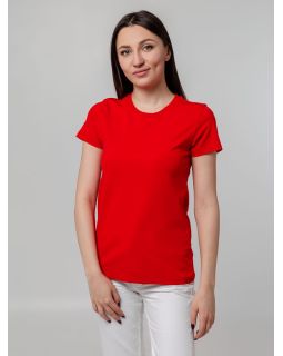 Футболка женская T-bolka Stretch Lady, красная-foto12