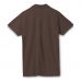 Рубашка поло мужская Spring 210, шоколадно-коричневая