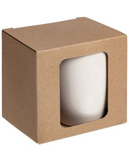Коробка с окном для кружки Window, крафт