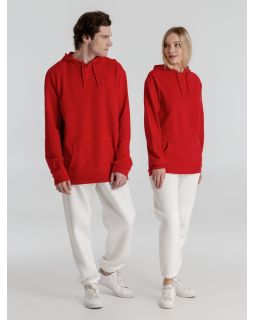 Толстовка с капюшоном унисекс Hoodie, красная-foto3