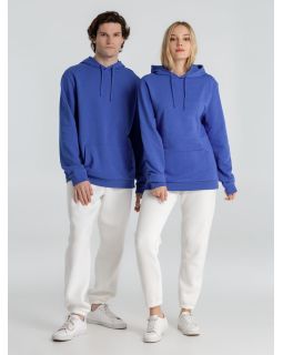 Толстовка с капюшоном унисекс Hoodie, ярко-синий меланж-foto3