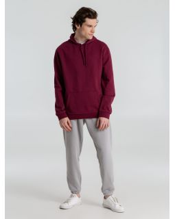 Толстовка с капюшоном унисекс Hoodie, бордовая-foto5
