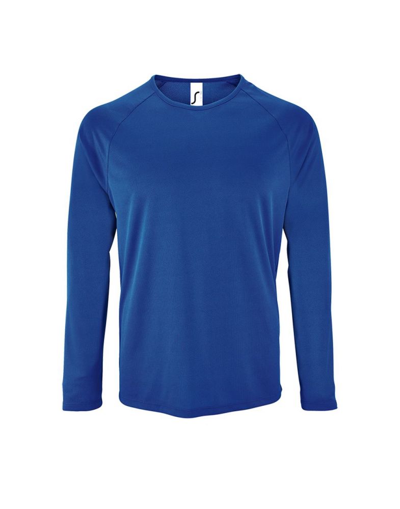 Футболка с длинным рукавом Sporty LSL Men, ярко-синяя
