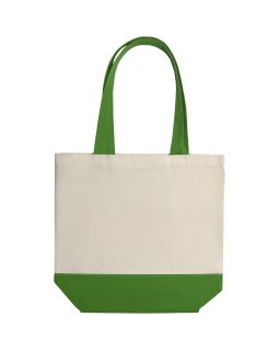 Холщовая сумка Shopaholic, ярко-зеленая-foto4