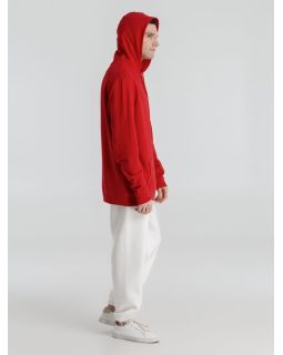 Толстовка с капюшоном унисекс Hoodie, красная-foto10
