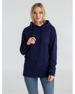 Толстовка с капюшоном унисекс Hoodie, темно-синяя-foto2