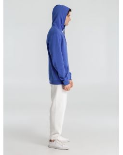 Толстовка с капюшоном унисекс Hoodie, ярко-синий меланж-foto4