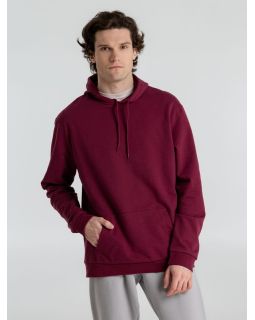 Толстовка с капюшоном унисекс Hoodie, бордовая-foto7
