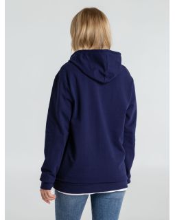 Толстовка с капюшоном унисекс Hoodie, темно-синяя-foto12