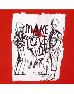 Толстовка Make Love, красная-foto6