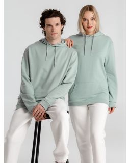 Толстовка с капюшоном унисекс Hoodie, серо-зеленая-foto3