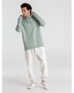 Толстовка с капюшоном унисекс Hoodie, серо-зеленая-foto6