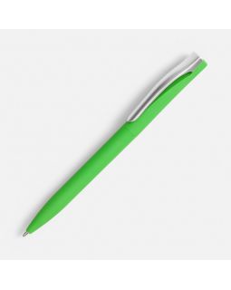 Ручка шариковая Pin Soft Touch, зеленая