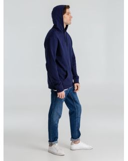 Толстовка с капюшоном унисекс Hoodie, темно-синяя-foto5