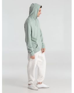 Толстовка с капюшоном унисекс Hoodie, серо-зеленая-foto5
