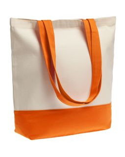 Холщовая сумка Shopaholic, оранжевая