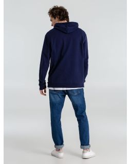 Толстовка с капюшоном унисекс Hoodie, темно-синяя-foto4