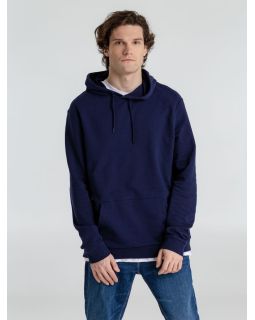 Толстовка с капюшоном унисекс Hoodie, темно-синяя-foto8