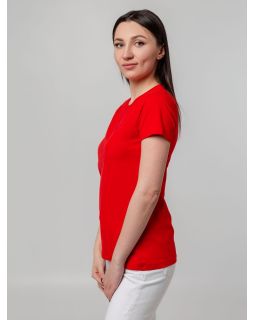 Футболка женская T-bolka Stretch Lady, красная-foto13