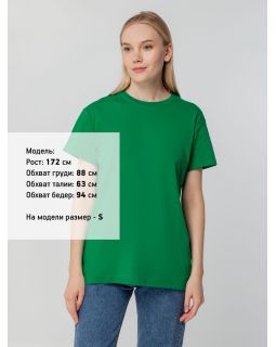 Футболка унисекс T-bolka 140, темно-зеленая-foto13